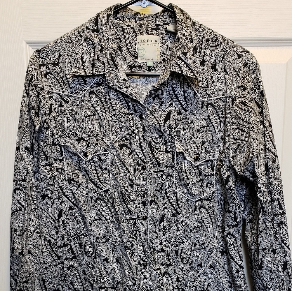 Womens Western Button Up Shirt